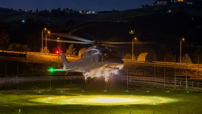 Montemagno Monferrato inaugura un’area per l’elisoccorso notturno