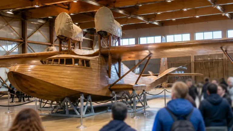 A Volandia inaugurata la replica 1:1 dell'idrovolante S.55 X I - BALB di Italo Balbo